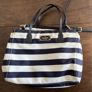 Kate Spade Striped Canvas Tote